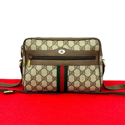 Gucci GG Logo PVC Leather Shoulder Bag
