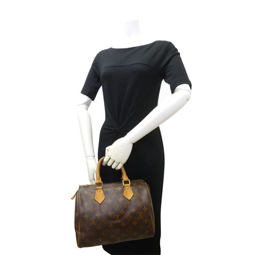 Louis Vuitton Speedy 25 Handbag Boston Monogram