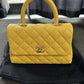 CHANEL Mini Coco Handle - Yellow #25