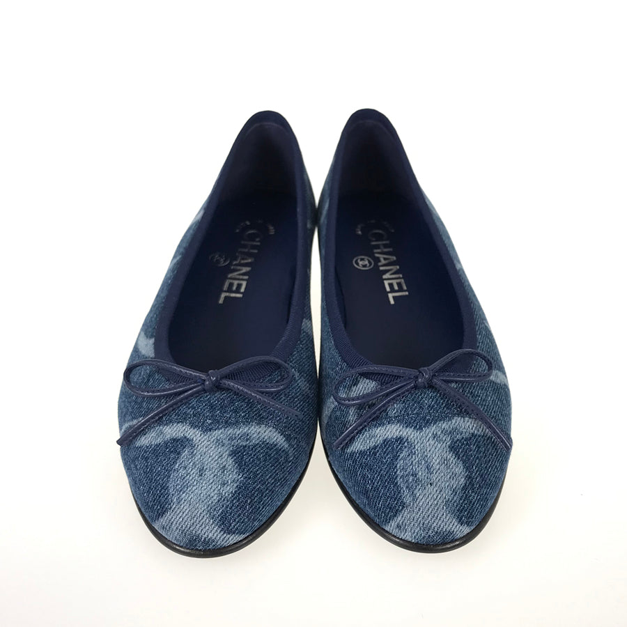 CHANEL Ballerina 23 AW G02819 B13976 NR111 Women's Pumps