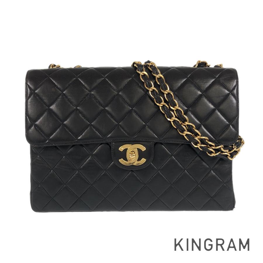 CHANEL Deca Trasse WChainShoulder Bag Gold Hardware Shoulder Bag