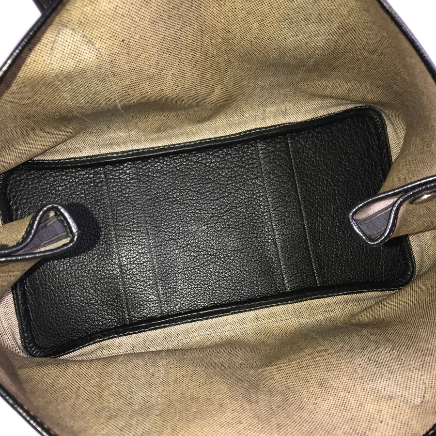 HERMES ?G stamp 2003 SilverHardware Tote Bag