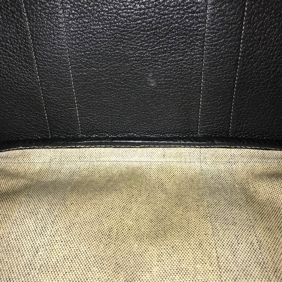 HERMES ?G stamp 2003 SilverHardware Tote Bag