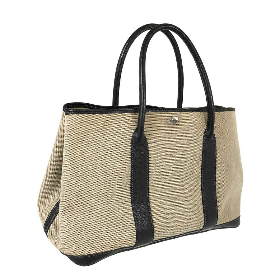 HERMES ?G stamp 2003 SilverHardware Tote Bag