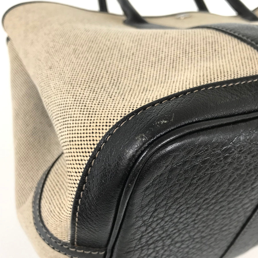 HERMES ?G stamp 2003 SilverHardware Tote Bag
