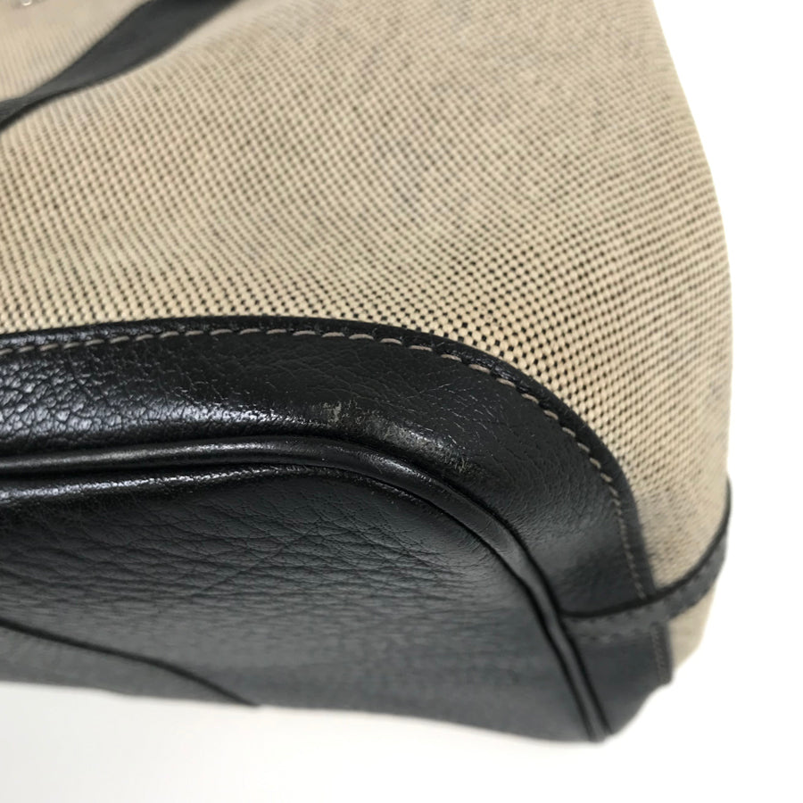 HERMES ?G stamp 2003 SilverHardware Tote Bag