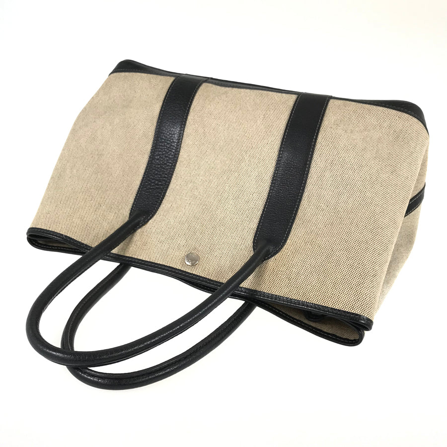 HERMES ?G stamp 2003 SilverHardware Tote Bag