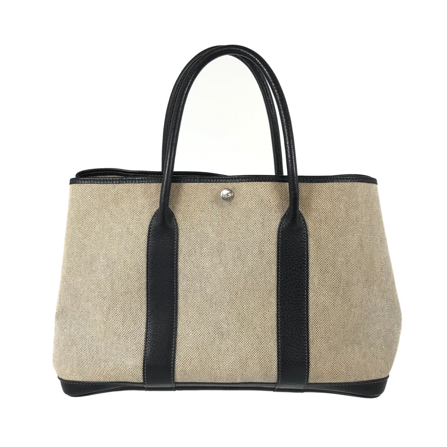 HERMES ?G stamp 2003 SilverHardware Tote Bag