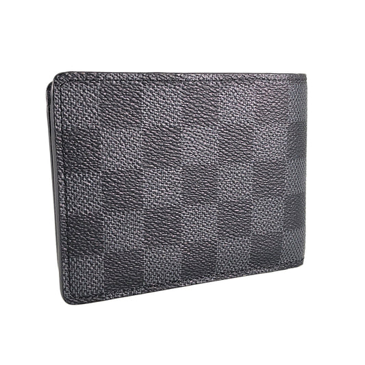 LOUIS VUITTON Damier Graphite 3D Portefeuille Multiple N60434 Bifold wallet