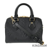 LOUIS VUITTON Monogram Empreinte Speedy Bandouliere 20 M58953 Hand bag