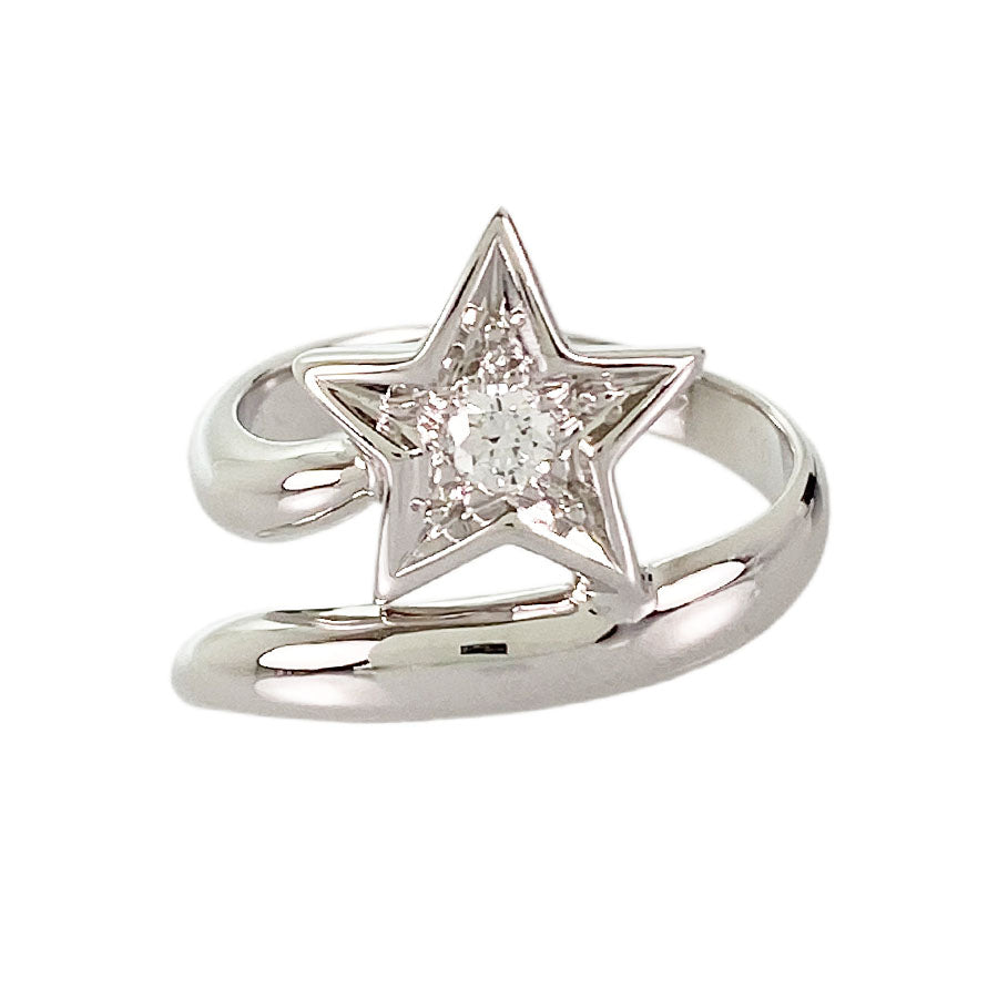 CHANEL 1P diamond cleaned ring