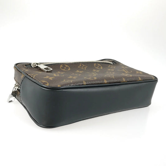 LOUIS VUITTON Monogram Macassar Pochette Kasai M42838 Second bag