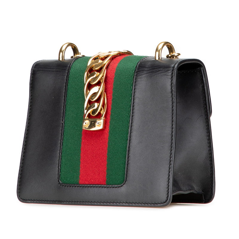 Gucci Sylvie Leather Mini Shoulder Bag