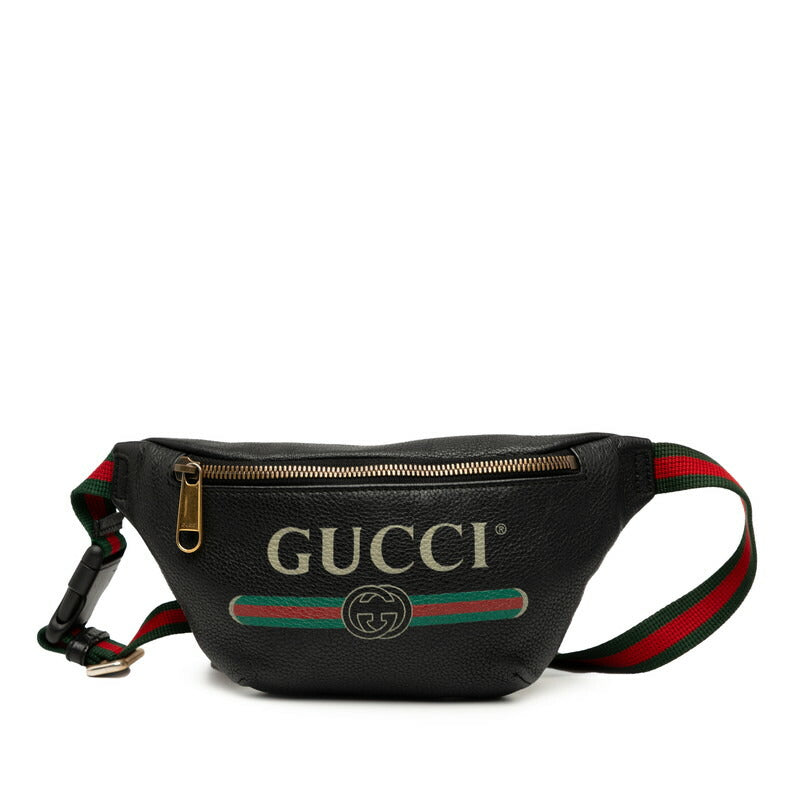 Gucci Sheline Line Leather Waist Bag