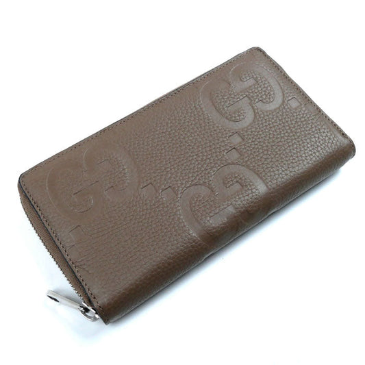 Gucci Jumbo GG Leather Zip Around Wallet