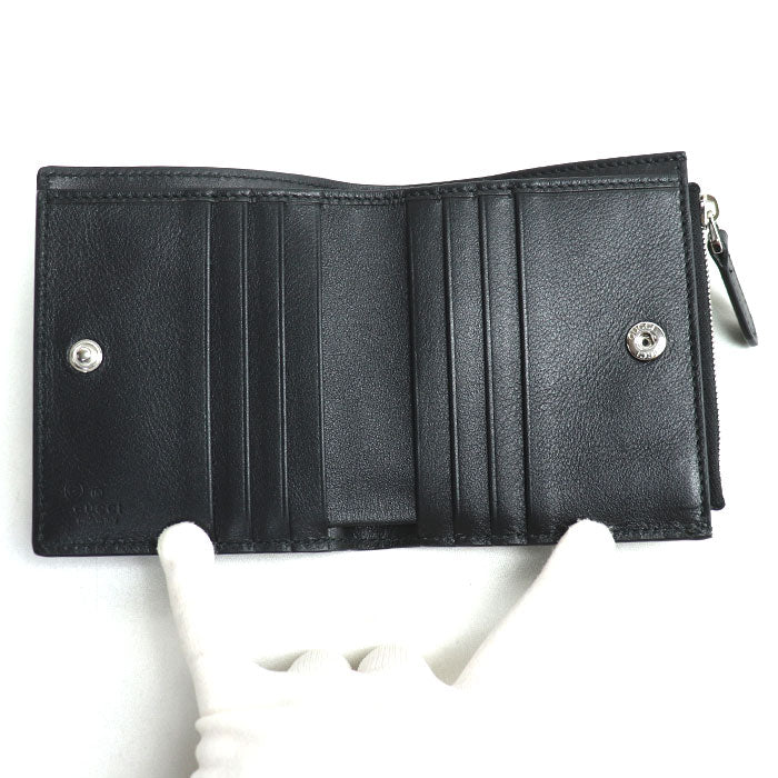 Gucci Microguccissima Leather Compact Wallet