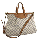 Louis Vuitton Siracusa GM Damier Azur Canvas  Shoulder Bag