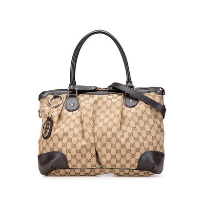 Gucci Sukey GG Canvas 2way bag