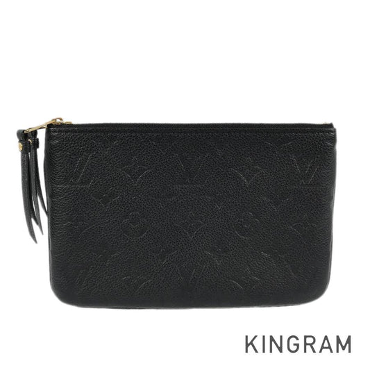 LOUIS VUITTON Monogram Empreinte Pochette Double Zip Pochette