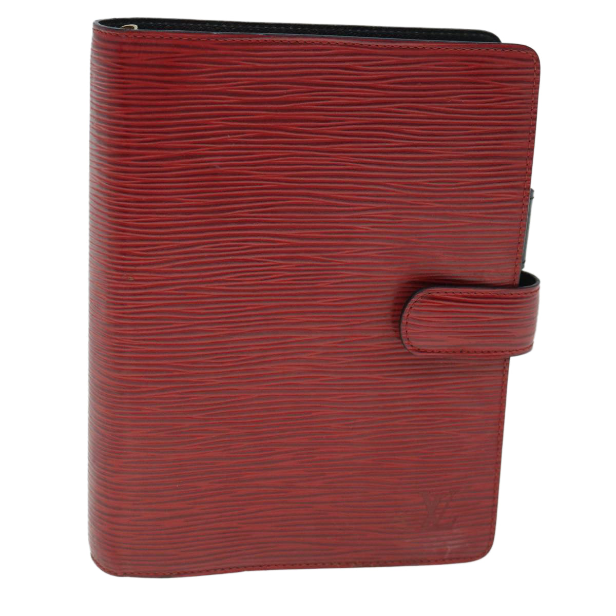 LOUIS VUITTON Epi Agenda PM Day Planner Cover Red R20057 LV Auth ki3852