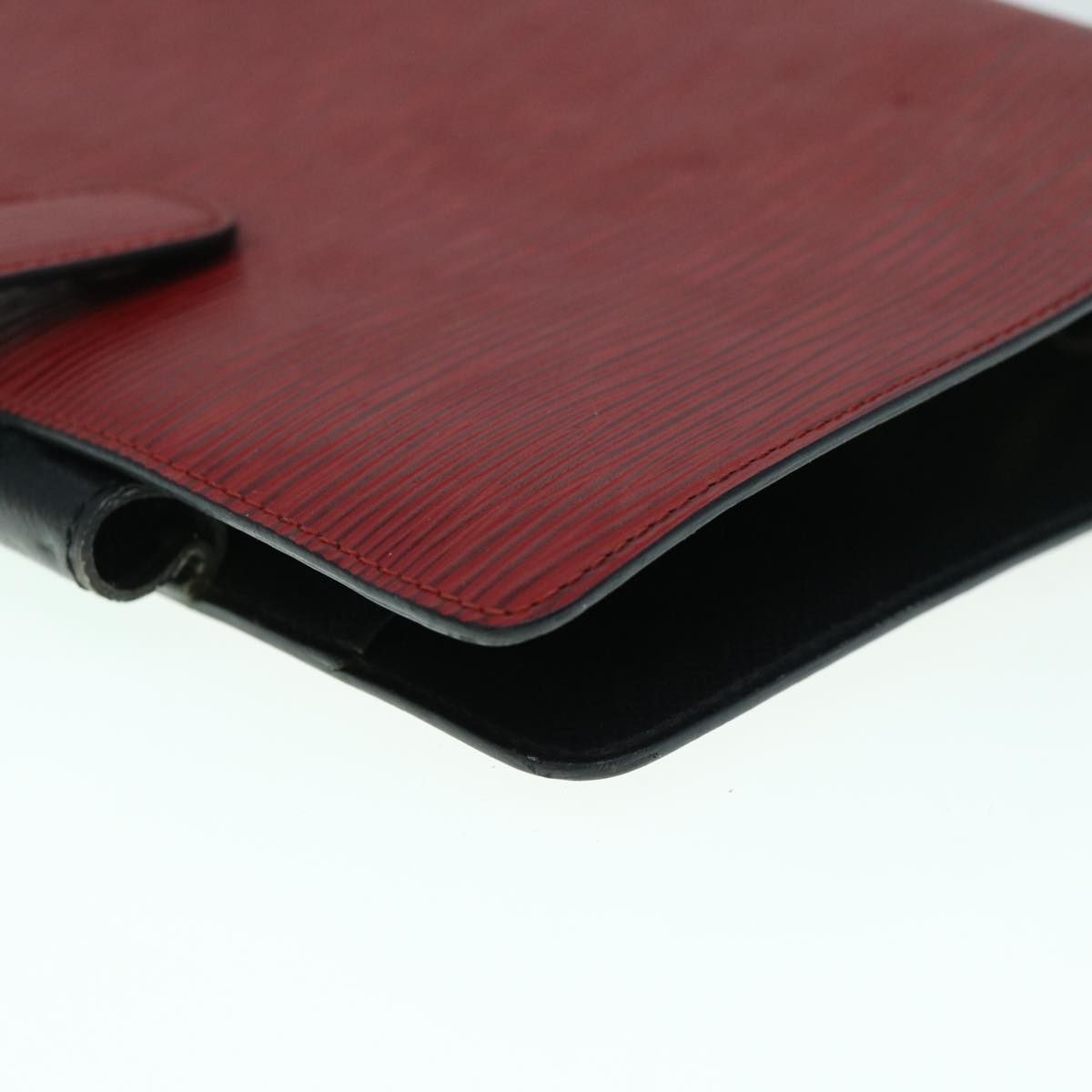 LOUIS VUITTON Epi Agenda PM Day Planner Cover Red R20057 LV Auth ki3852