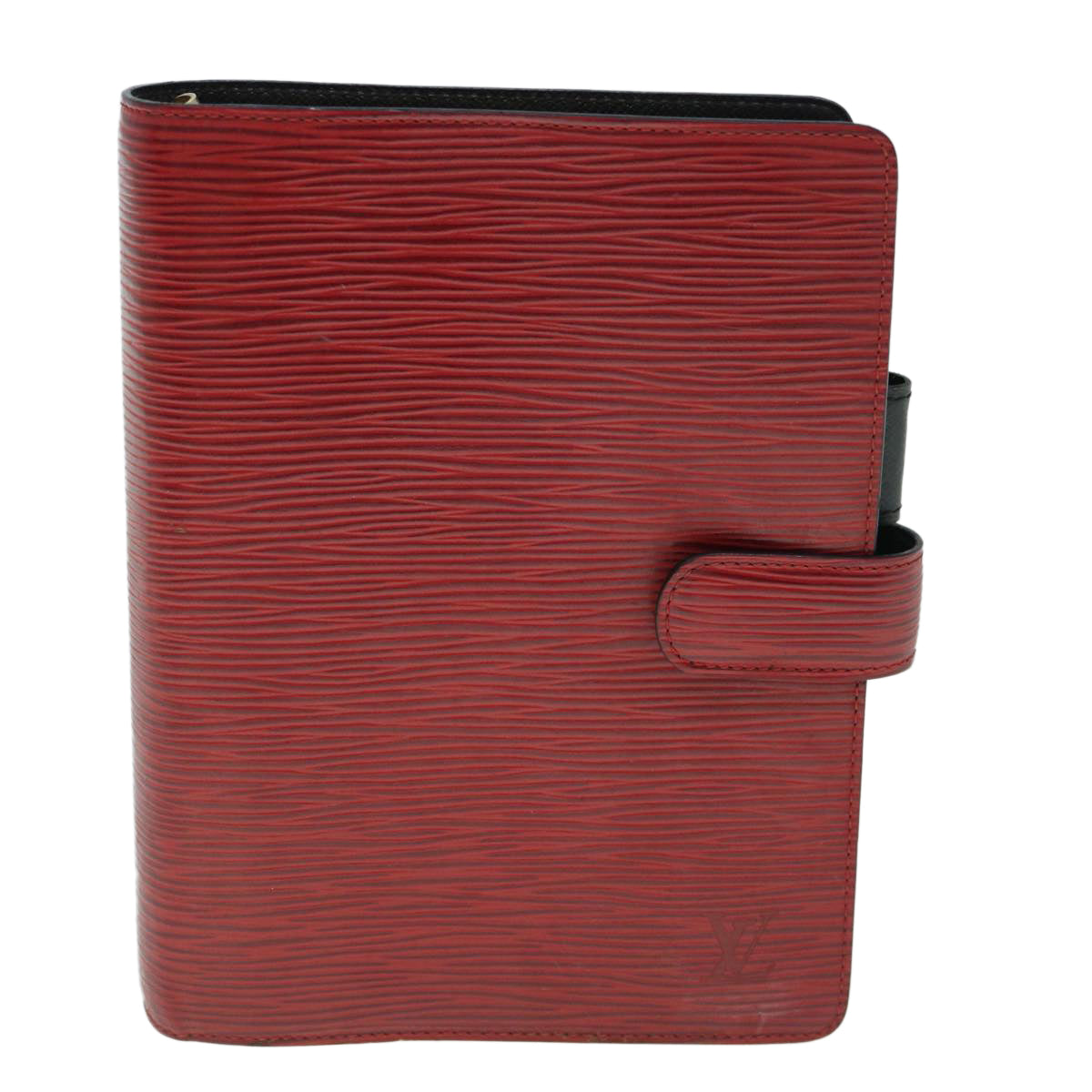 LOUIS VUITTON Epi Agenda PM Day Planner Cover Red R20057 LV Auth ki3852