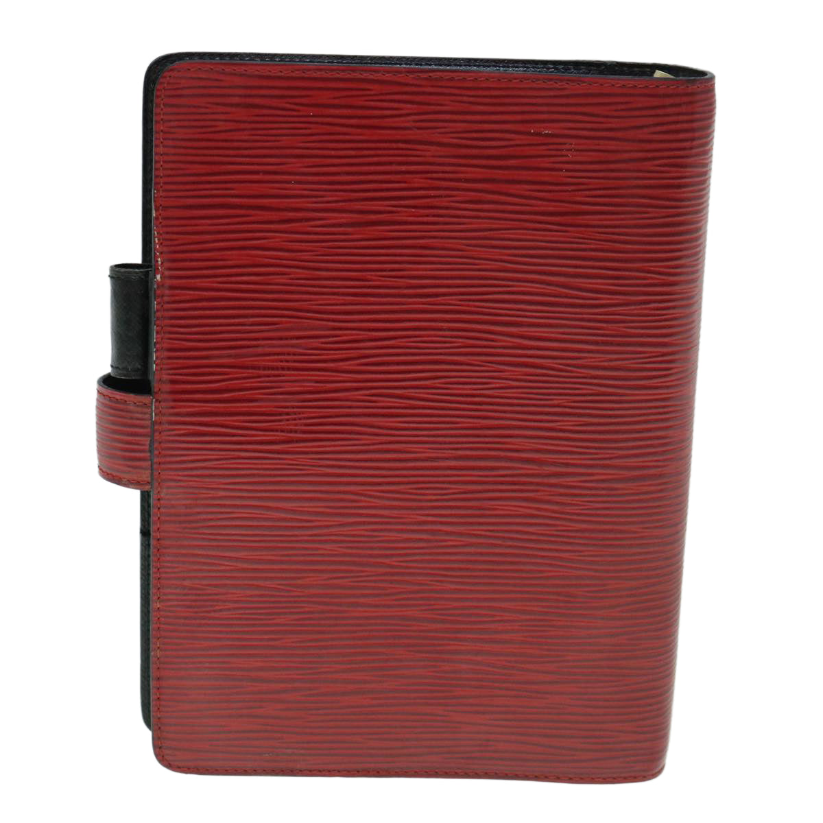 LOUIS VUITTON Epi Agenda PM Day Planner Cover Red R20057 LV Auth ki3852