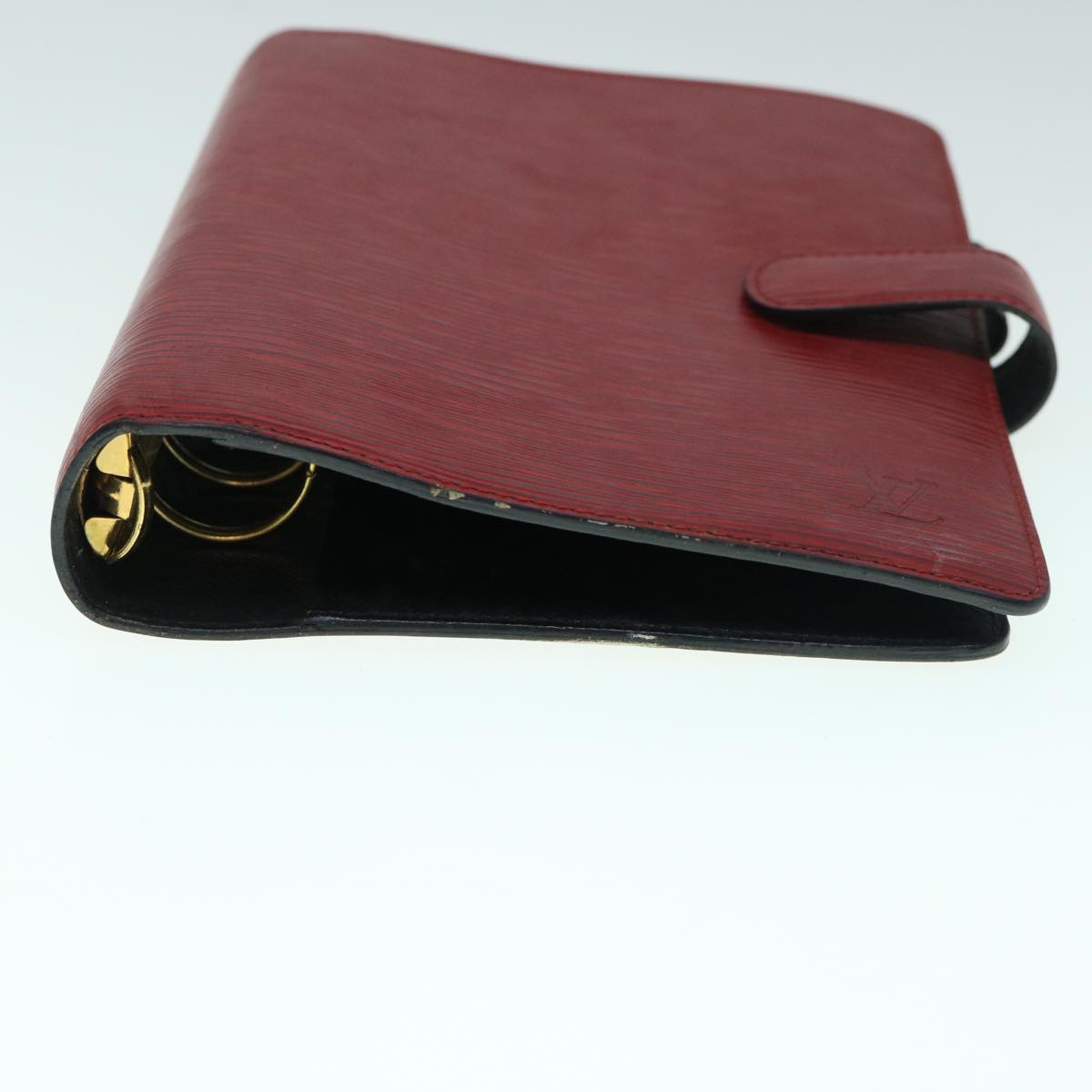 LOUIS VUITTON Epi Agenda PM Day Planner Cover Red R20057 LV Auth ki3852