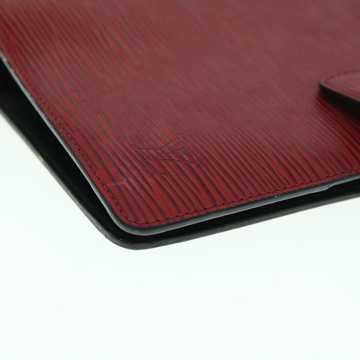 LOUIS VUITTON Epi Agenda PM Day Planner Cover Red R20057 LV Auth ki3852