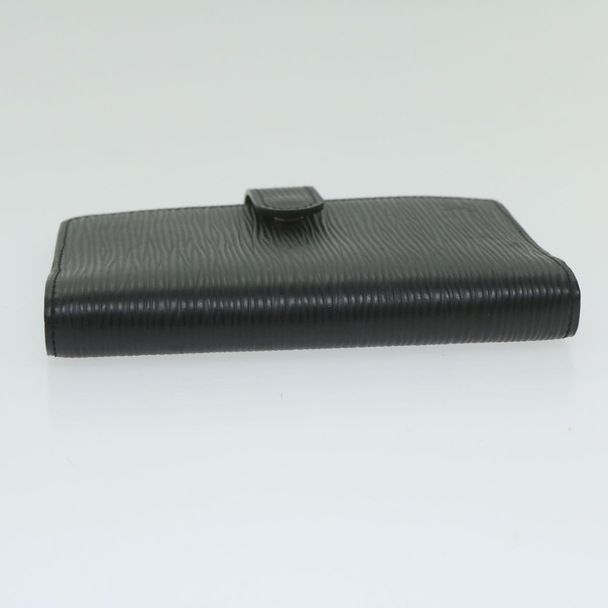 LOUIS VUITTON Epi Agenda PM Day Planner Cover Black R20052 LV Auth ki4021