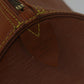 LOUIS VUITTON Epi Keepall 60 Boston Bag Brown Zipangu Gold M42948 LV Auth ki4860