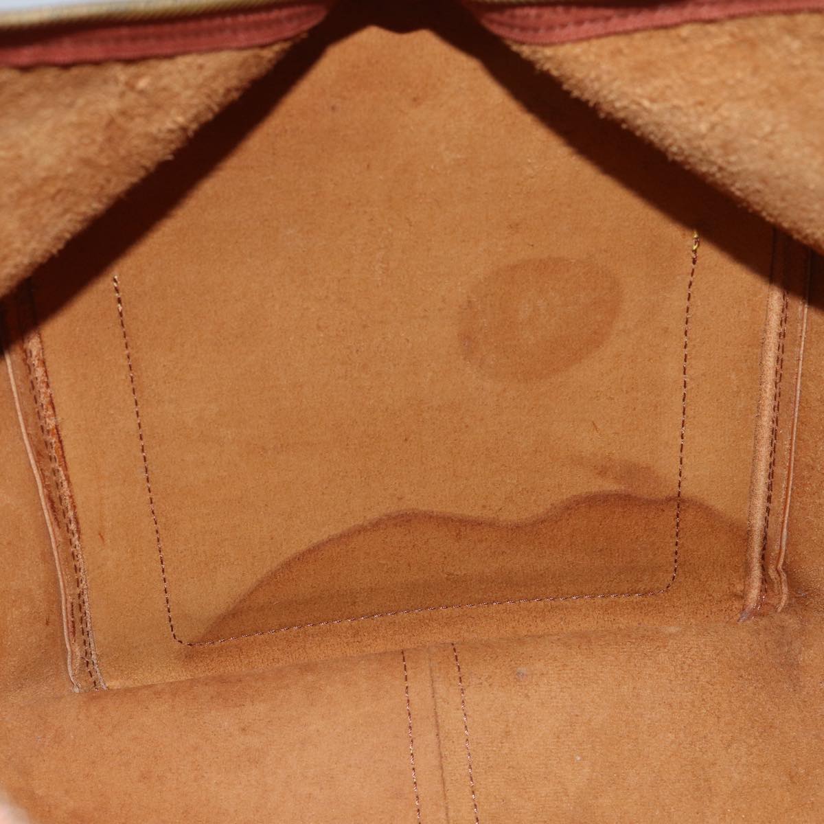 LOUIS VUITTON Epi Keepall 60 Boston Bag Brown Zipangu Gold M42948 LV Auth ki4860