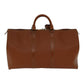 LOUIS VUITTON Epi Keepall 60 Boston Bag Brown Zipangu Gold M42948 LV Auth ki4860