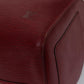 LOUIS VUITTON Epi Keepall 45 Boston Bag Red M42977 LV Auth ki4861