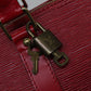 LOUIS VUITTON Epi Keepall 45 Boston Bag Red M42977 LV Auth ki4861