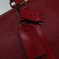 LOUIS VUITTON Epi Keepall 45 Boston Bag Red M42977 LV Auth ki4861