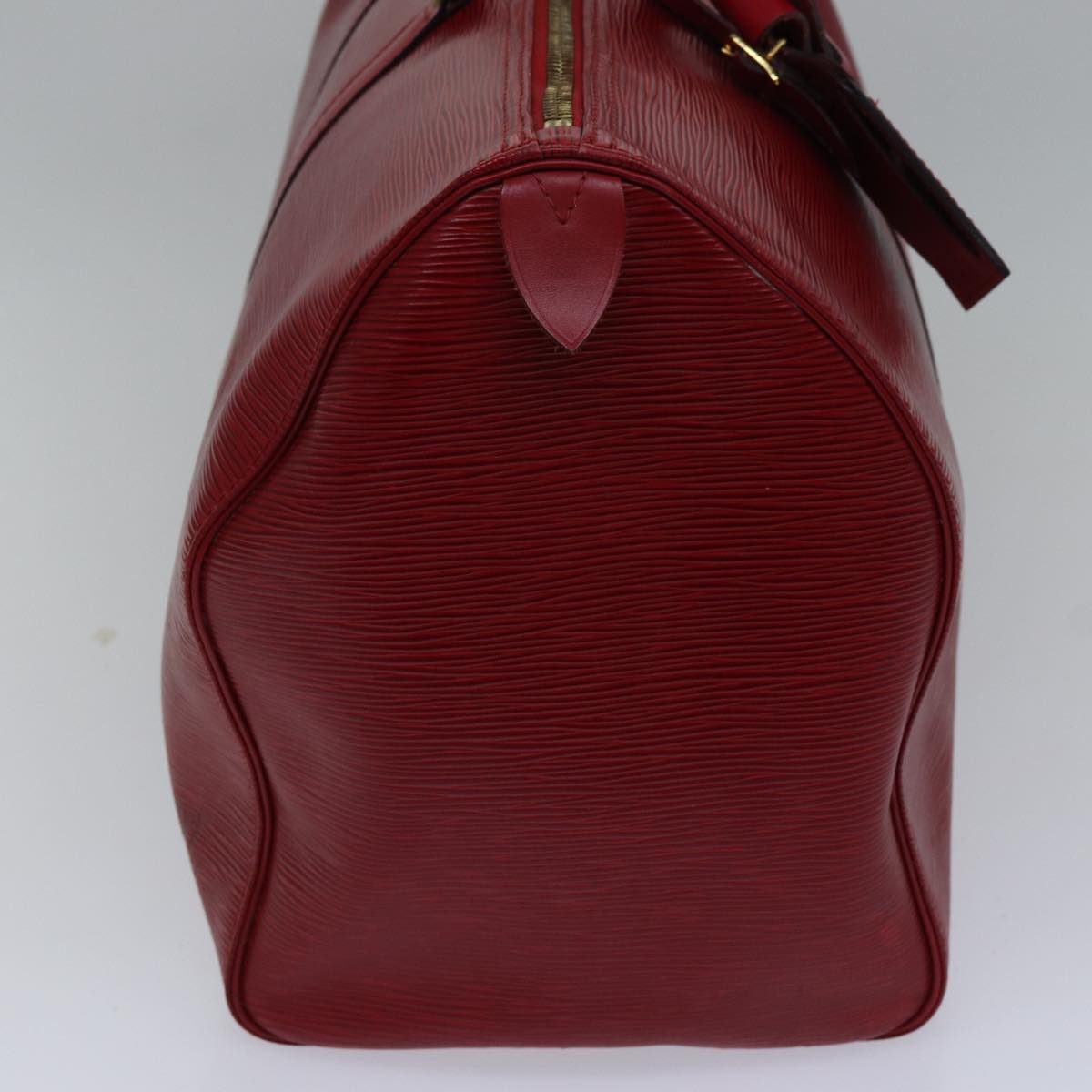 LOUIS VUITTON Epi Keepall 45 Boston Bag Red M42977 LV Auth ki4861