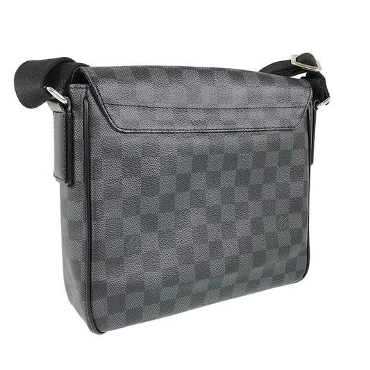LOUIS VUITTON Damier Graphite District PM N41260 Shoulder bag