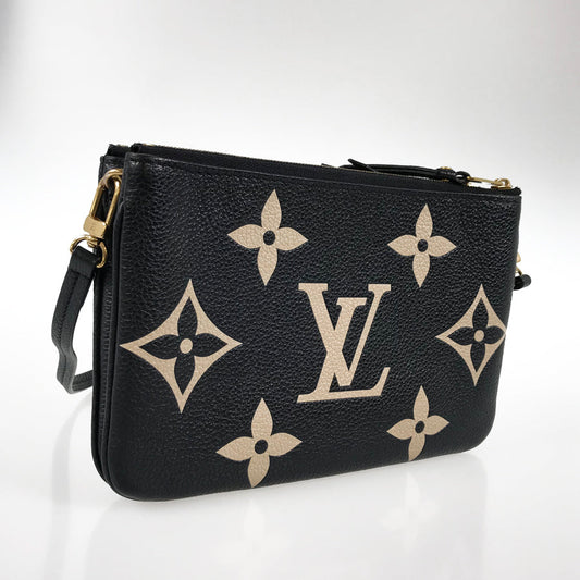LOUIS VUITTON Monogram Empreinte Bicolor Pochette Double Zip M80787 Shoulder bag
