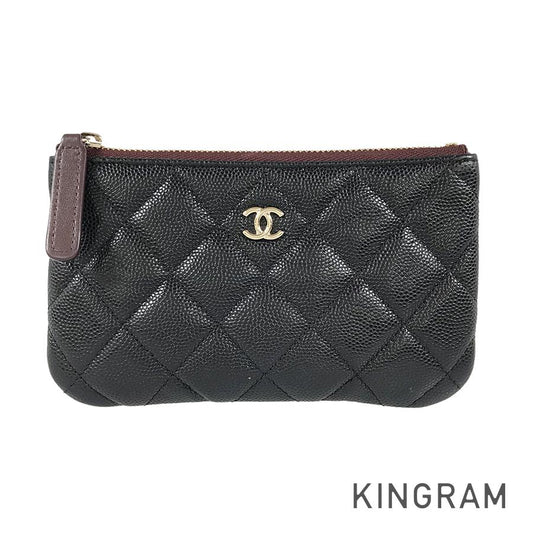 CHANEL Matelasse Classic Small Zip Pouch