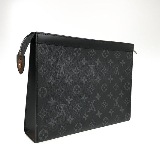 LOUIS VUITTON Monogram Eclipse Pochette Voyage MM M61692 Clutch bag