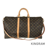 LOUIS VUITTON Monogram Keepall Bandouliere 50 M41416 Boston bag