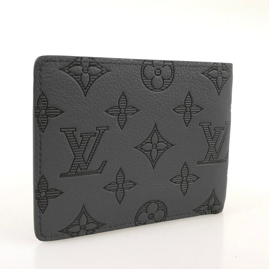 LOUIS VUITTON Monogram Shadow Portefeuille Multiple M81383 Billfold