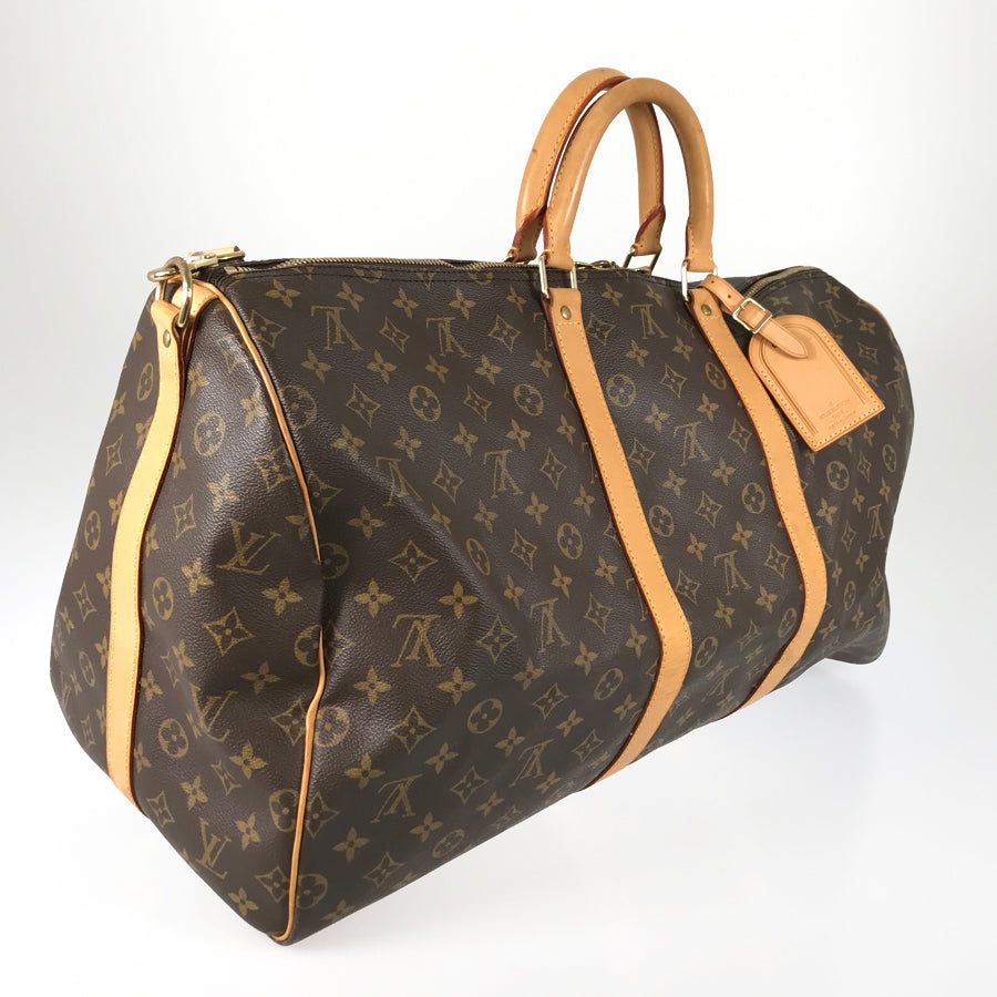 LOUIS VUITTON Monogram Keepall Bandouliere 55 M41414 Boston bag