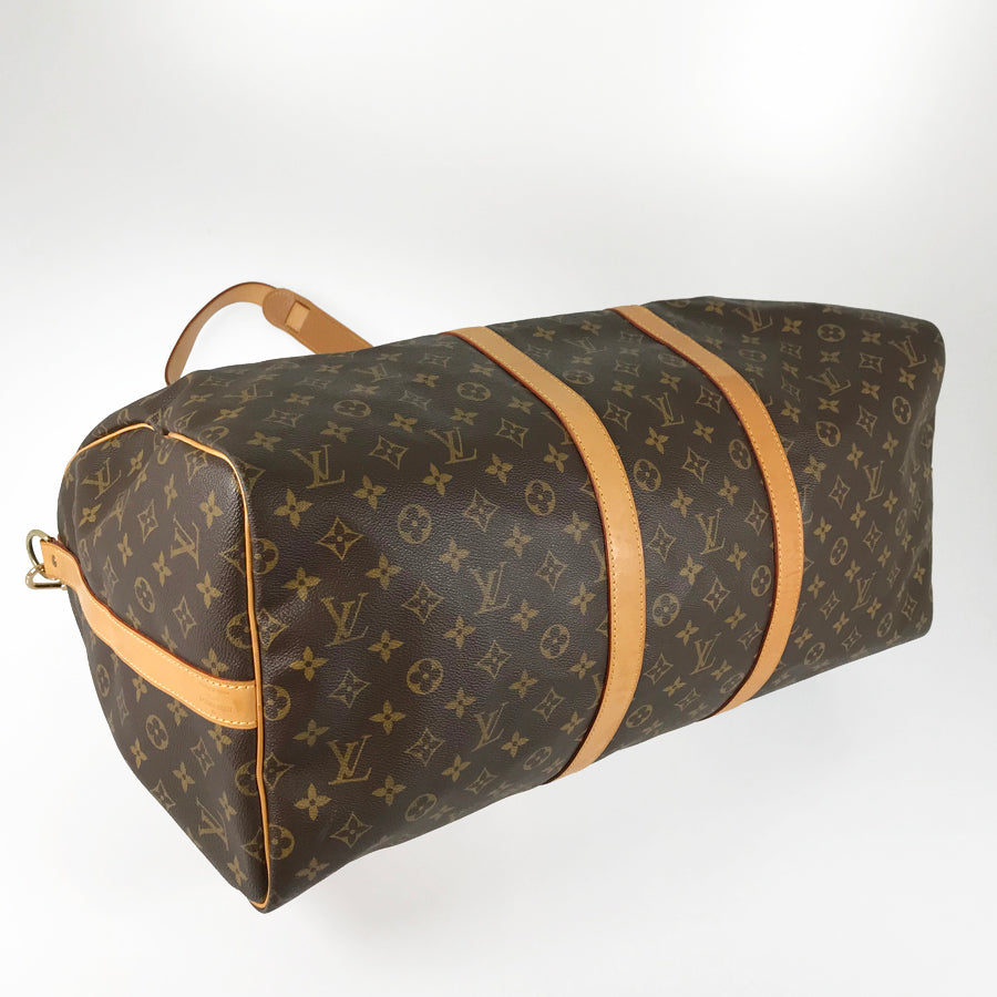 LOUIS VUITTON Monogram Keepall Bandouliere 55 M41414 Boston bag