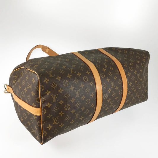 LOUIS VUITTON Monogram Keepall Bandouliere 55 M41414 Boston bag