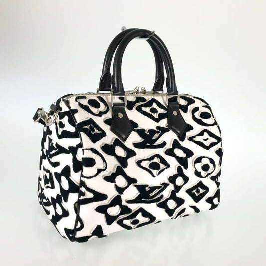 LOUIS VUITTON Monogram Tufted Speedy Bandouliere 25 LV × UF Urs Fisher Collaboration 2WAY Shoulder Handbag