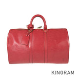 LOUIS VUITTON epi keepall 45 M42977 Boston bag