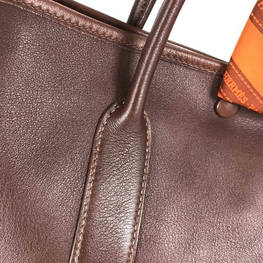 HERMES Garden party TPM ?I stamped 2005 with Twilly Tote Bag