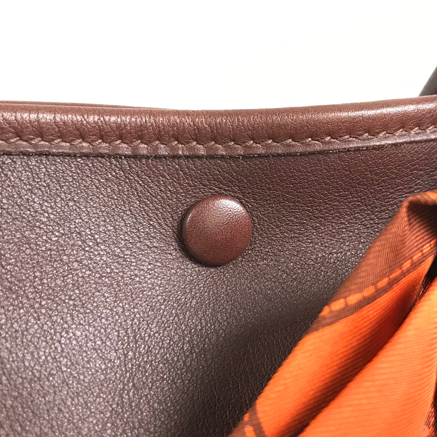 HERMES Garden party TPM ?I stamped 2005 with Twilly Tote Bag